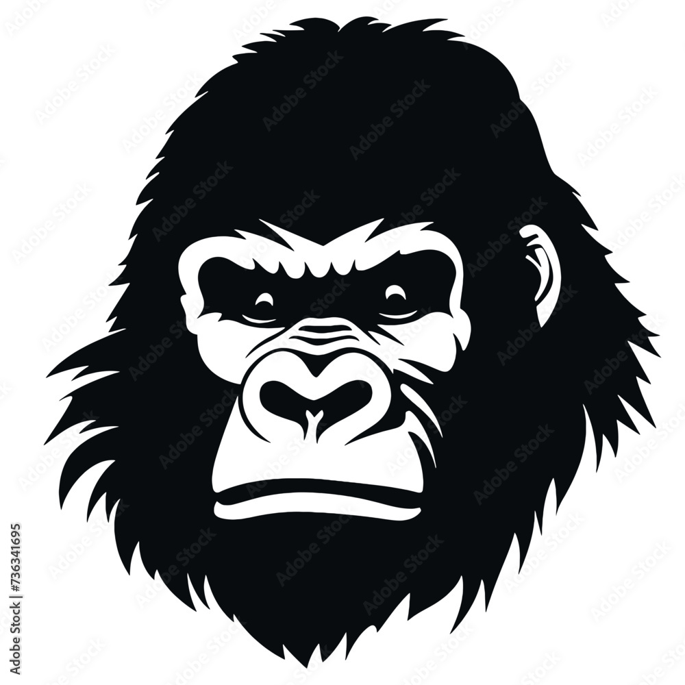 gorilla silhouette gorilla silhouette
