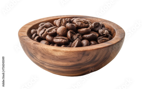 Celebrating World Food Day with Harvested Coffee Beans On Transparent Background.
