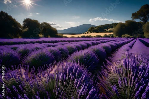 lavender field region