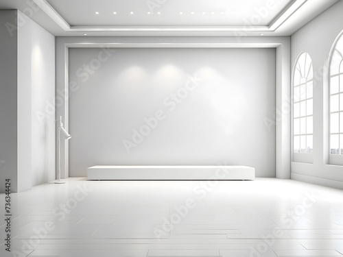 Clean white studio background illustration minimal professional, blank empty, pristine pure clean white studio background design.