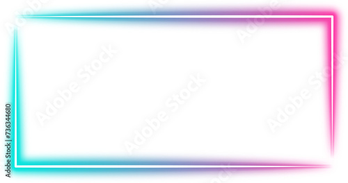 Free Download Glowing Rectangle Gradient Neon - GFXLoad