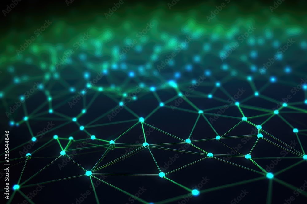 Connection structure. 3d rendering , Ai generated Connection structure. 3d rendering , Ai generated