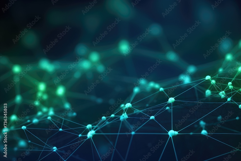 Connection structure. 3d rendering , Ai generated Connection structure. 3d rendering , Ai generated