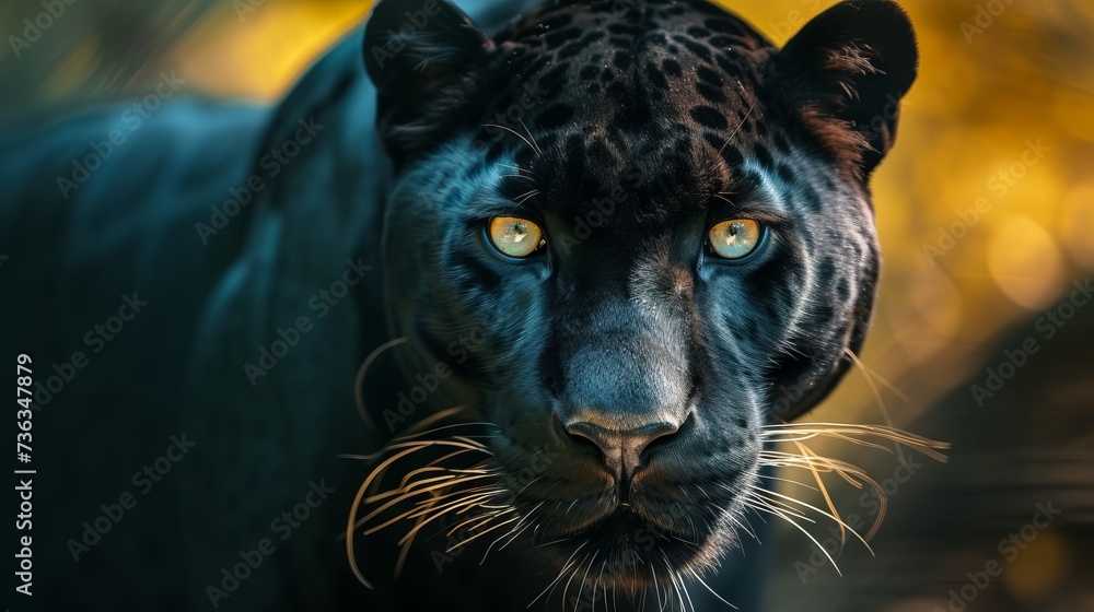 Close up photo of panther 