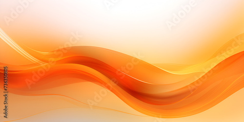 Orange Curve Background Modern Abstract Design in Vibrant Shades of Orange for Beautiful Banner 