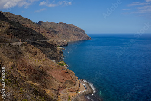 Coastal village in Tenerife Canary Islands Spain