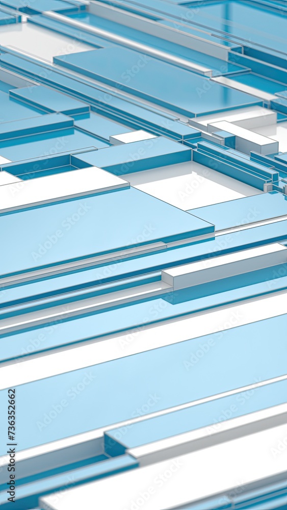 Obraz premium 3D geometric shapes background