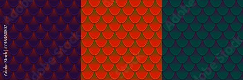 Dragon scale seamless pattern. Seamless texture background