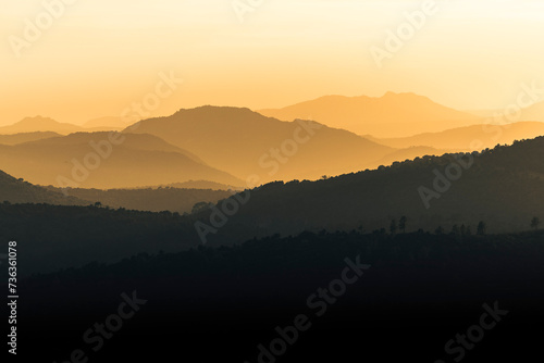 sunset in the mountains © Javier Vysual