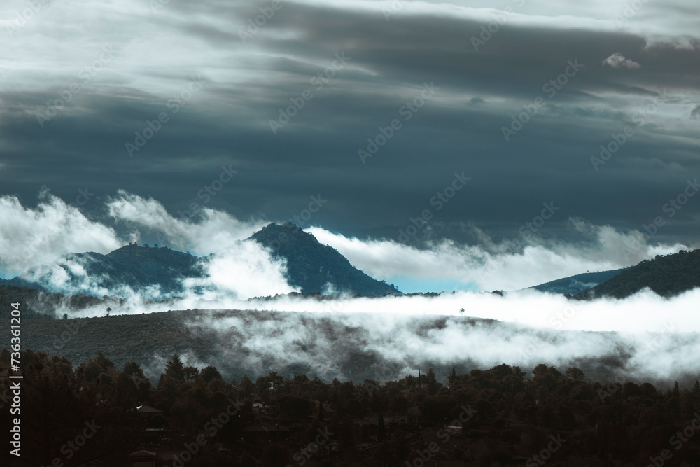 fog mountains