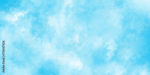 Soft cloud in the sky background blue tone for wallpaper, graphics design, Light blue background with watercolor, Abstract blue sky with clouds, Bright painted sky blue watercolor background.
