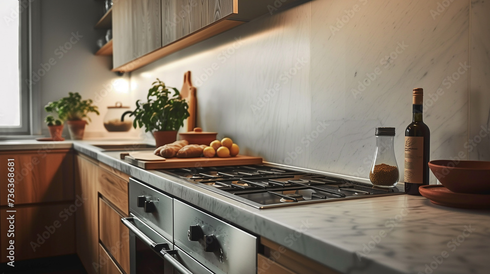 Elegantly designed kitchen crafted from beautiful, natural wood materials Elegantly designed kitchen crafted from beautiful, natural wood materials