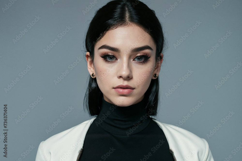 girl model with bold eyes girl model with bold eyes