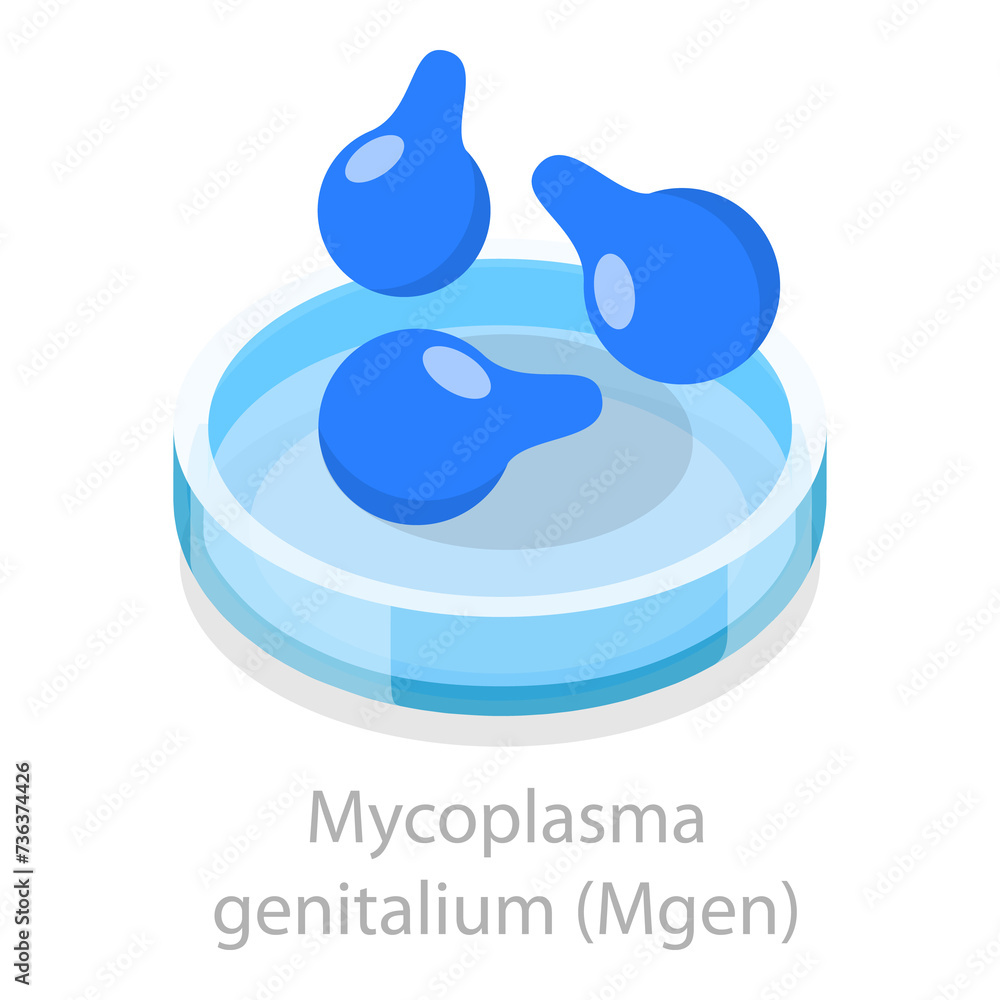 3D Isometric Flat Illustration of Sexual Transmitted Disease. Item 5 3D Isometric Flat Illustration of Sexual Transmitted Disease. Item 5