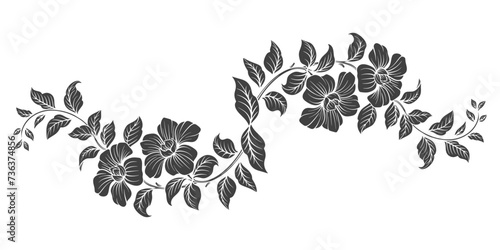 flower stencil vector design vector eps photo