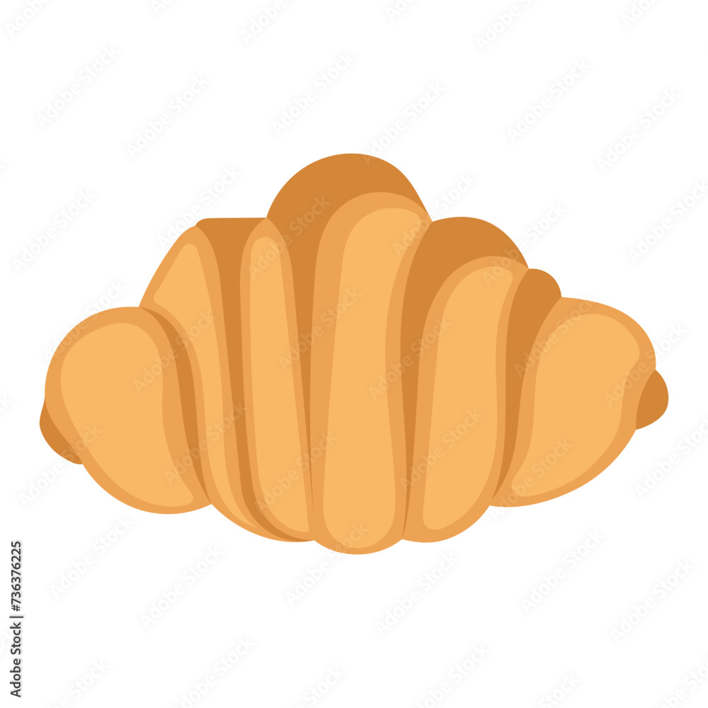Croissant icon Traditional french food Vector Croissant icon Traditional french food Vector