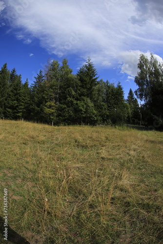 Slovakia landscape, Tatra mountains in august