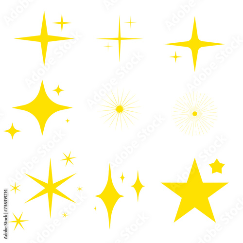 Yellow stars collection