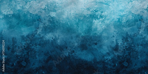 Grunge Texture Adds Depth To Abstract Gradient Blue Watercolor Background, Ideal For Banners. Сoncept Natural Landscapes, Urban Architecture, Lifestyle Portraits, Adventure Travel, Food Styling