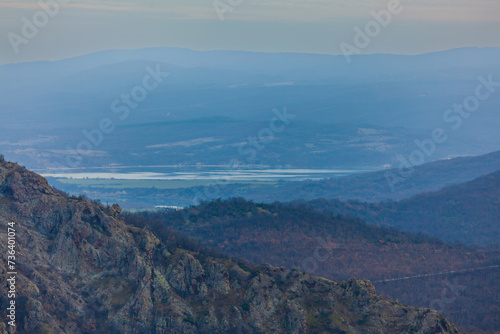 Beautiful landscape view of peaks of Rhodope mountains © Hristo Shanov