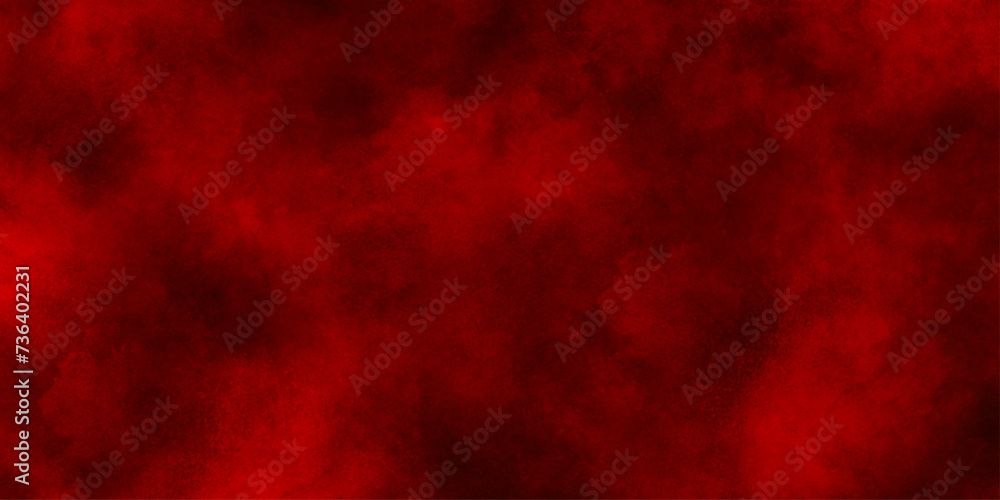 Abstract fog texture overlays with grunge stains, Realistic red colorful smoke clouds with strokes, Dark background of empty room, grunge Red fog and mist effect on black background.