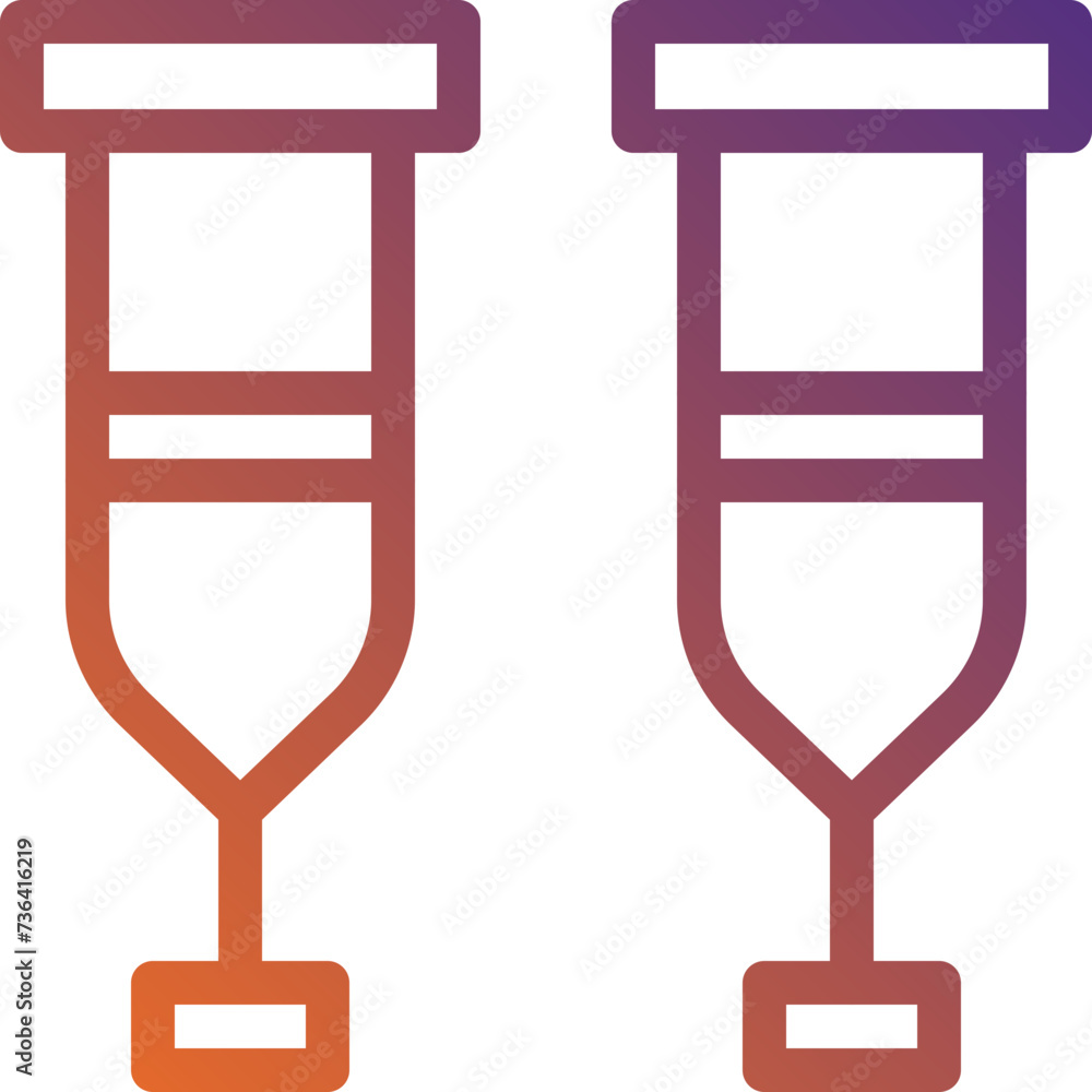 Walking stick icon Walking stick icon