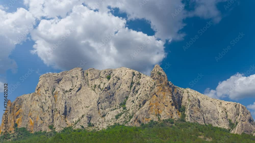 mountain ridge panorama time lapse scene mountain ridge panorama time lapse scene
