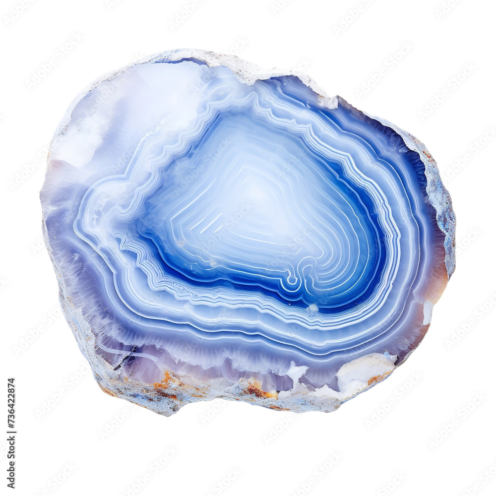 Magnificent polished agate specimen stone isolated on white background
Magnificent polished agate specimen stone isolated on white background