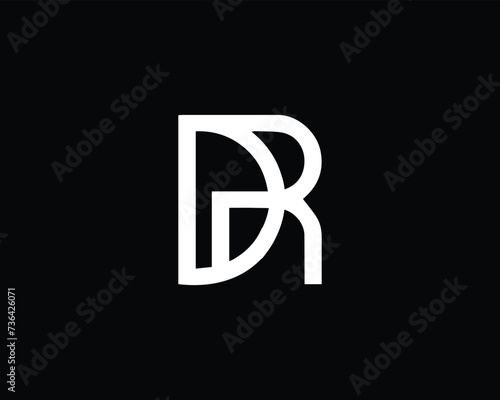 Minimalist Letter DR Logo Design | DR Icon