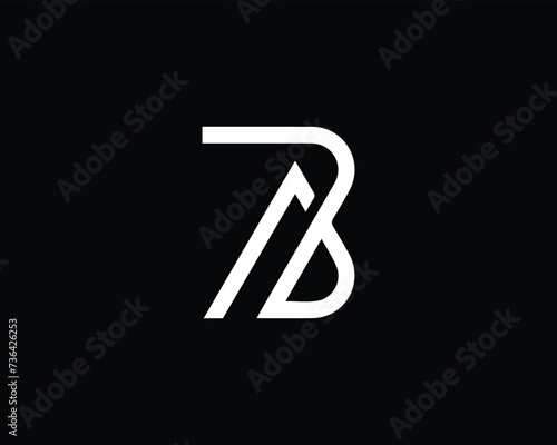 Minimalist Letter AB BA Logo Design | BA AB Icon