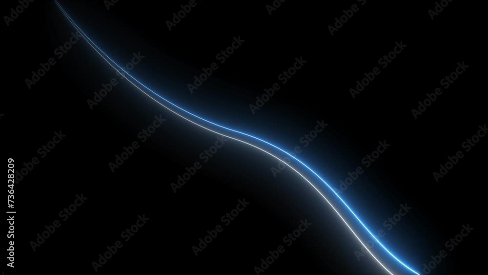 Neon geometric stripes line animation background. Neon geometric stripes line animation background.
