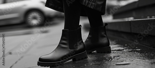 Trendy black boots for all seasons. © 2rogan