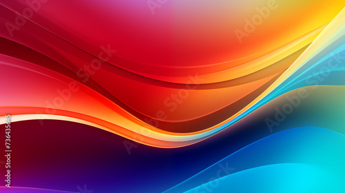 Abstract vibrant colorful wave background for wallpaper  presentation