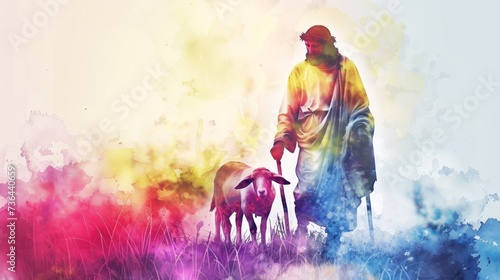 Jesus - The Good Shepherd Generative AI