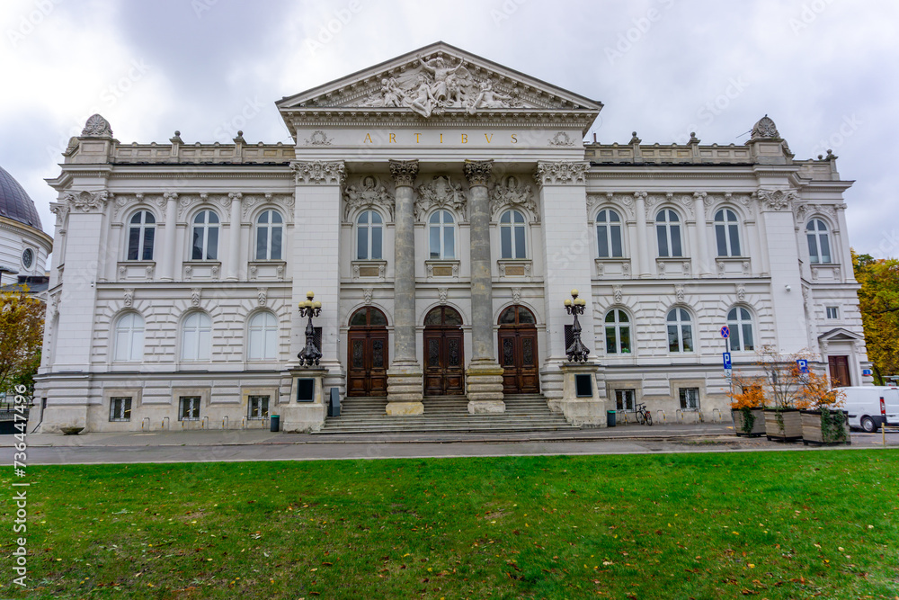 Zacheta – National Gallery of Art in Warsaw city center, Poland, October 2023.