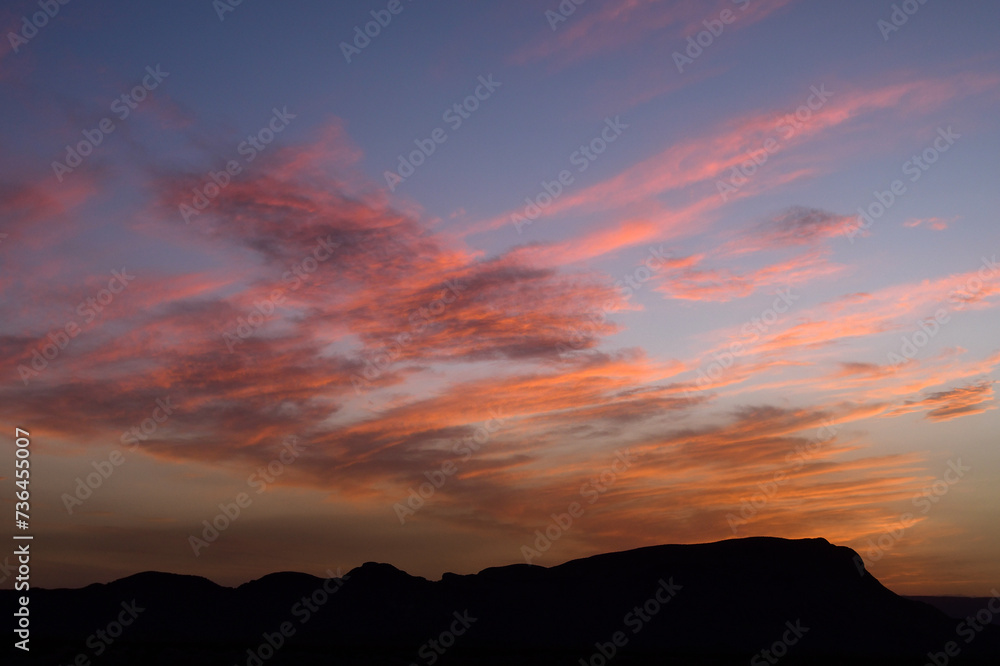 Obraz premium Sunset over Big Bend National Park, Texas