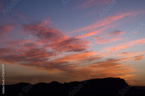 Sunset over Big Bend National Park, Texas