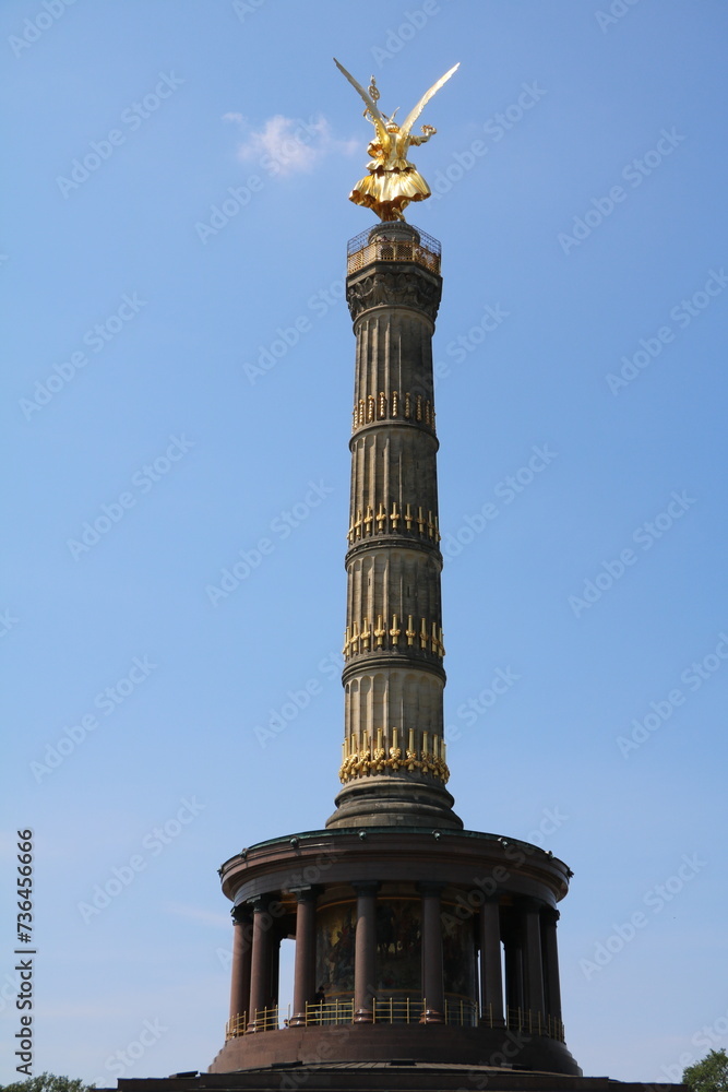 The Victory Column at the Großer Stern in Berlin, Germany The Victory Column at the Großer Stern in Berlin, Germany