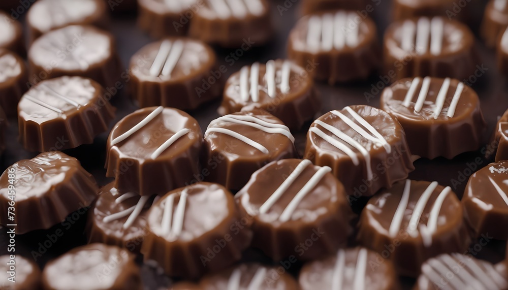 round milk toffees background round milk toffees background