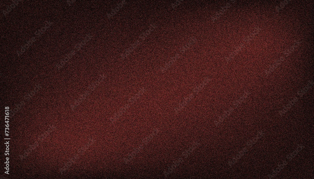 Fototapeta premium Dark red noise texture background, moody black and burgundy gradient with heavy film grain, abstract textured overlay for dramatic graphic design