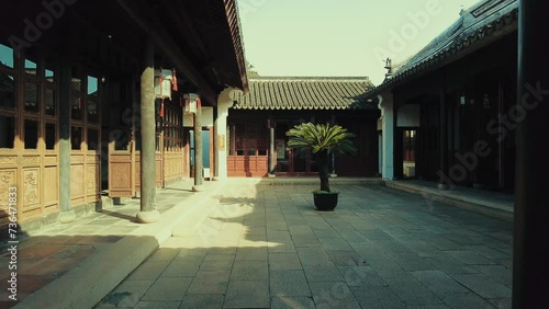 Urban buildings in city of Suzhou photo