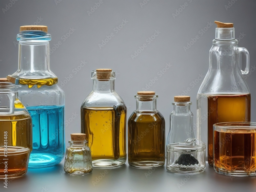 glass bottles with colored liquid glass bottles with colored liquid