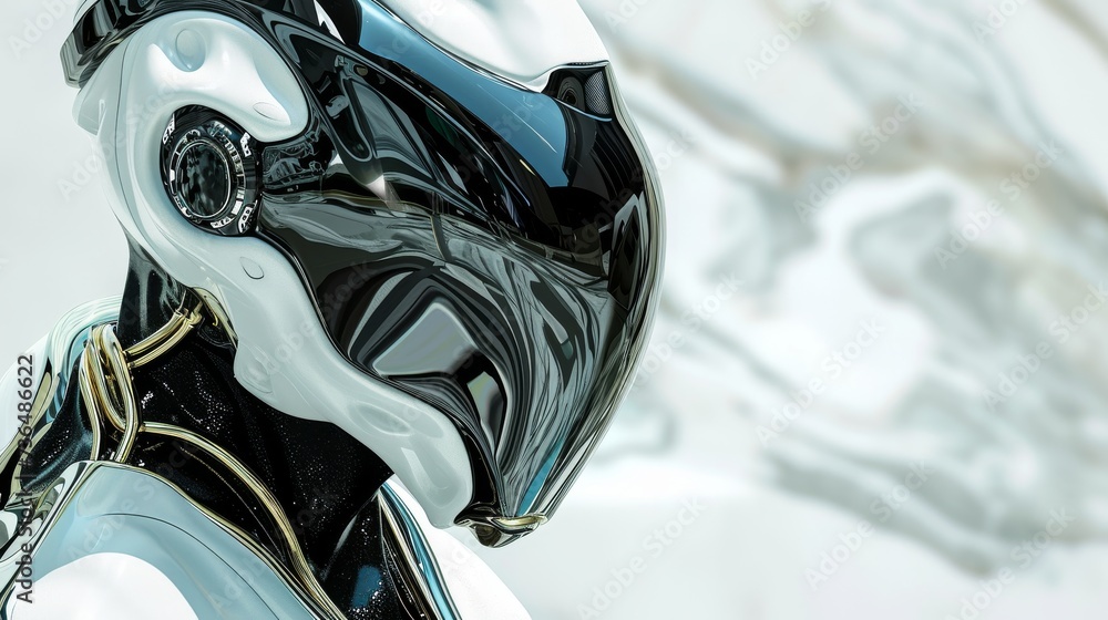 Cyborg robotle background
