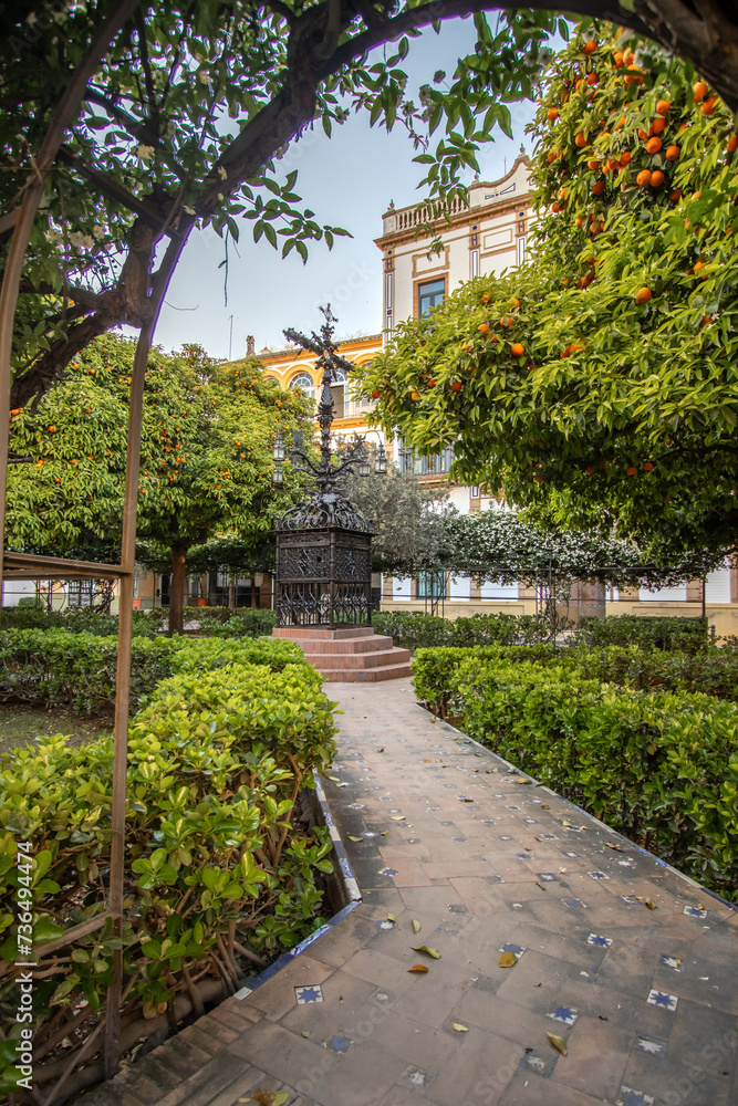 Plaza de Santa Cruz, Sevilla, Andalucía, España Plaza de Santa Cruz, Sevilla, Andalucía, España