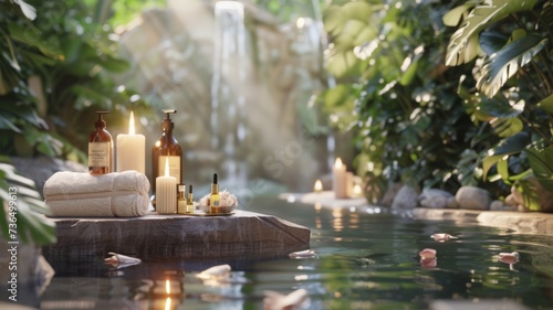 Idyllic spa setting for a serene retreat focused on health and wellbeing