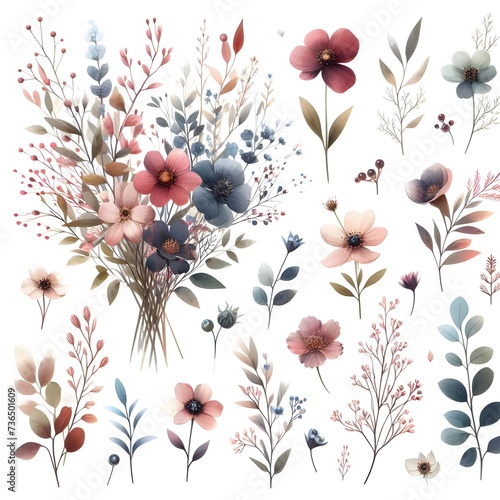 Botanical Watercolor with the Art of Small Blooms