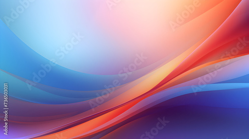 Vibrant Background Displays Spectrum Of Colors,, Colorful abstract wave lines flowing horizontally on a white background, ideal for technology, music, science and the digital world 