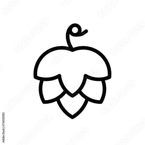 Hop cone - vector icon