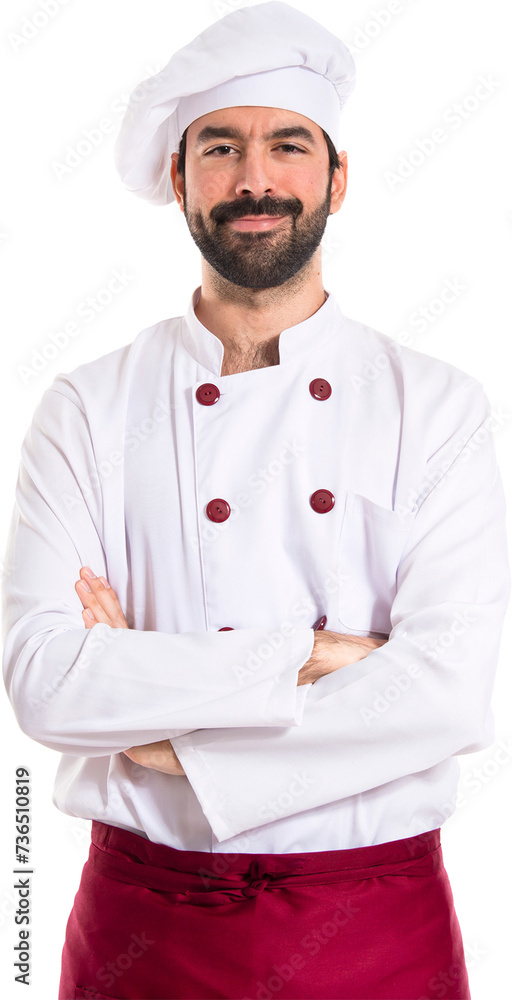 chef with a knife