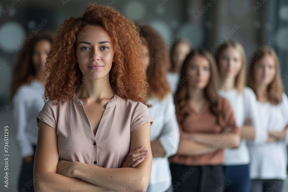 group of diverse professionals standing with arms crossed in front of the camera group of diverse professionals standing with arms crossed in front of the camera